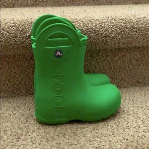 Little boys croc boots